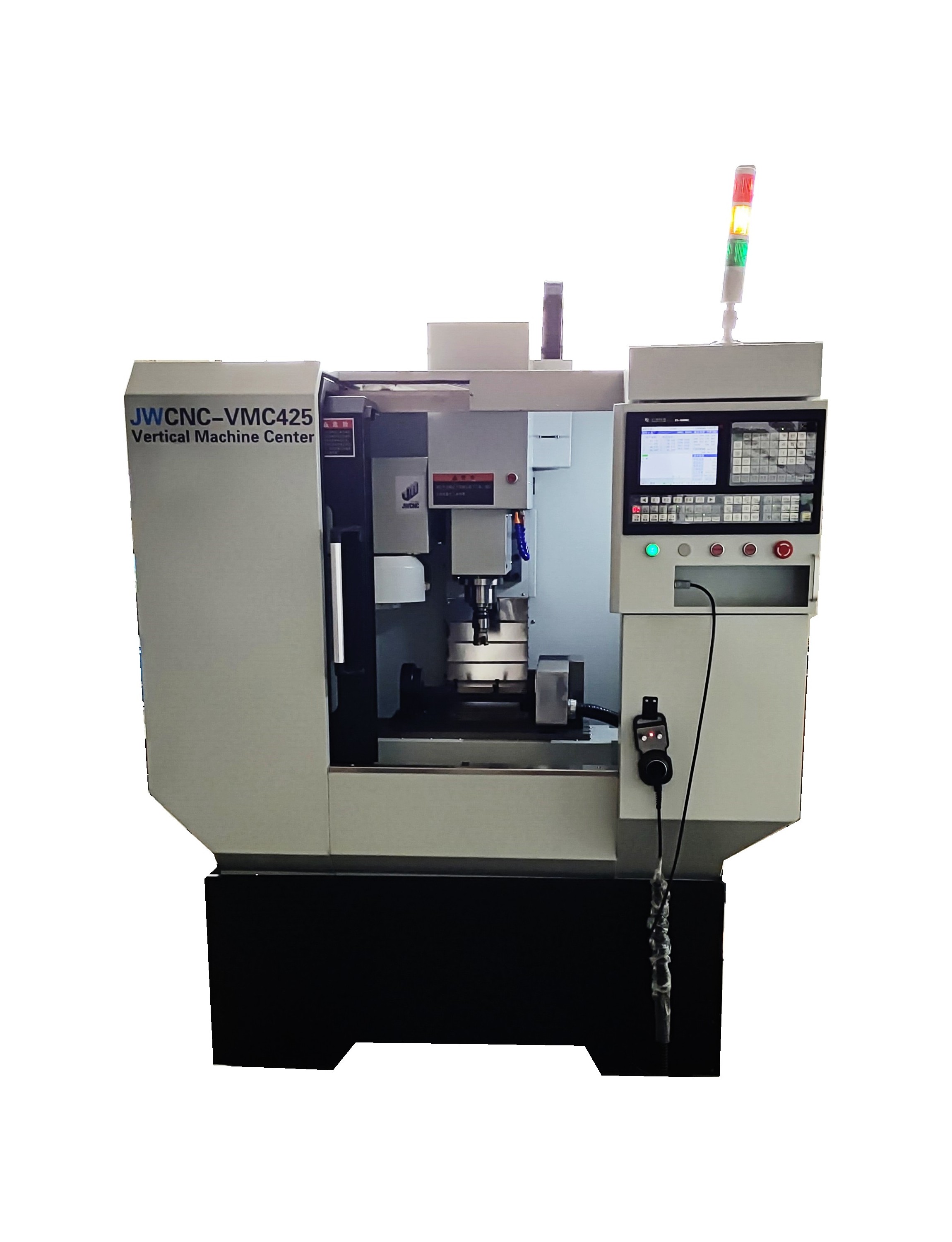 VMC 425 Cnc Milling Machine Aluminum Steel Bt30 Spindle Mini Mill 12 tools ATC Factory Manufacture price wood router 3 4 Axis